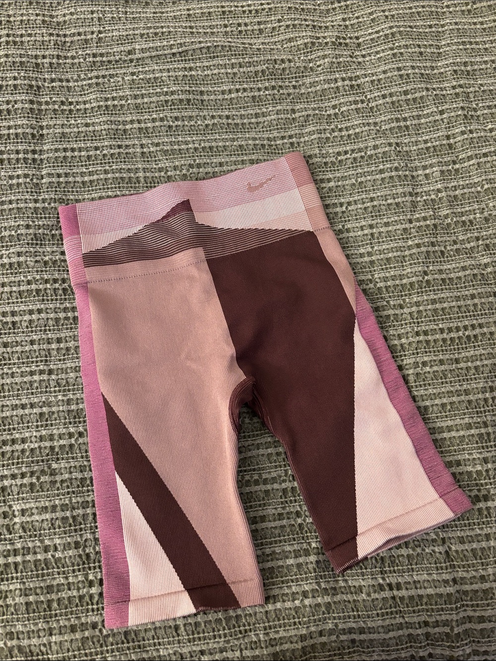Nike Pink & Mauve Colorblock Bike Shorts